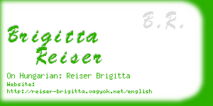 brigitta reiser business card